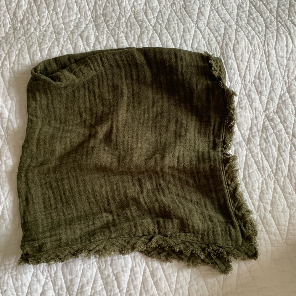 Eileen Fisher organic cotton gauze bandana.